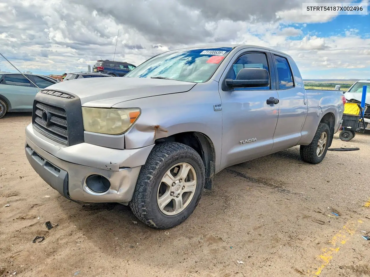 TOYOTA TUNDRA 2007, VIN 5TFRT54187X002496