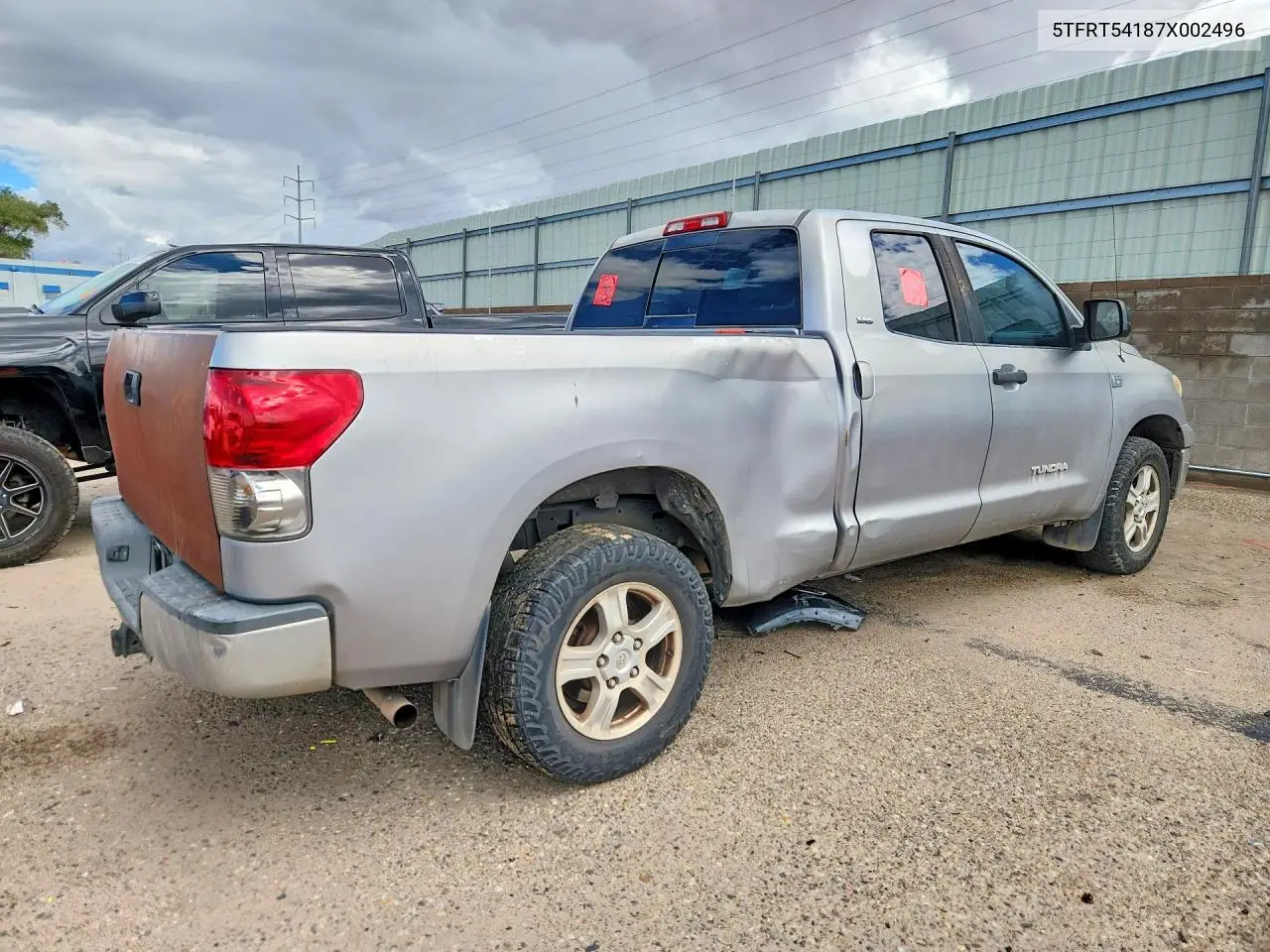 2007 TOYOTA TUNDRA VIN 5TFRT54187X002496 — фото 3
