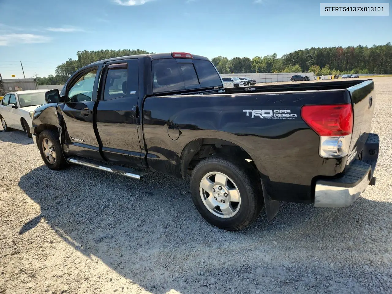 2007 TOYOTA TUNDRA VIN 5TFRT54137X013101 — фото 2