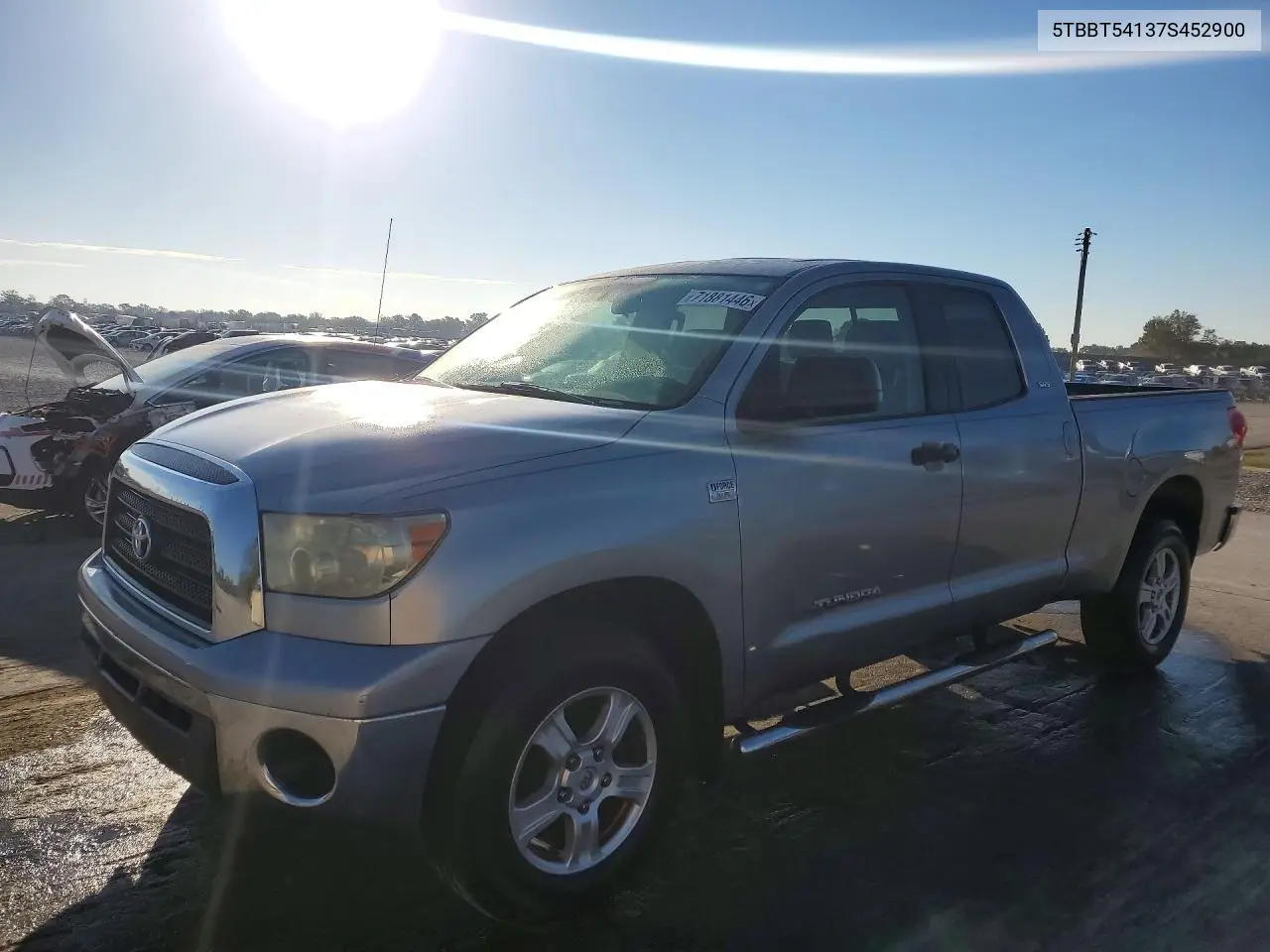 TOYOTA TUNDRA 2007, VIN 5TBBT54137S452900