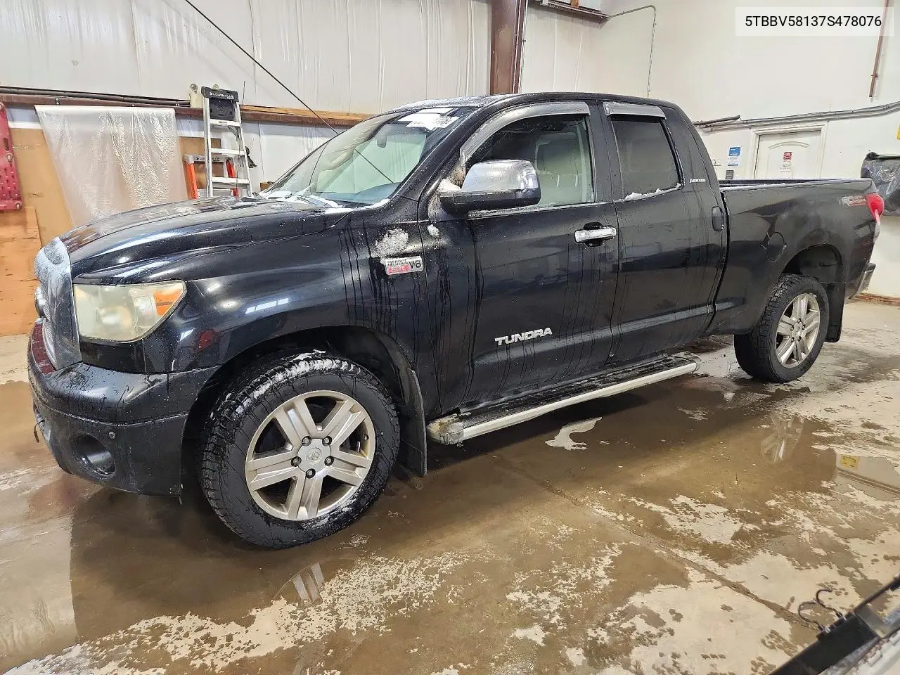 TOYOTA TUNDRA 2007, VIN 5TBBV58137S478076