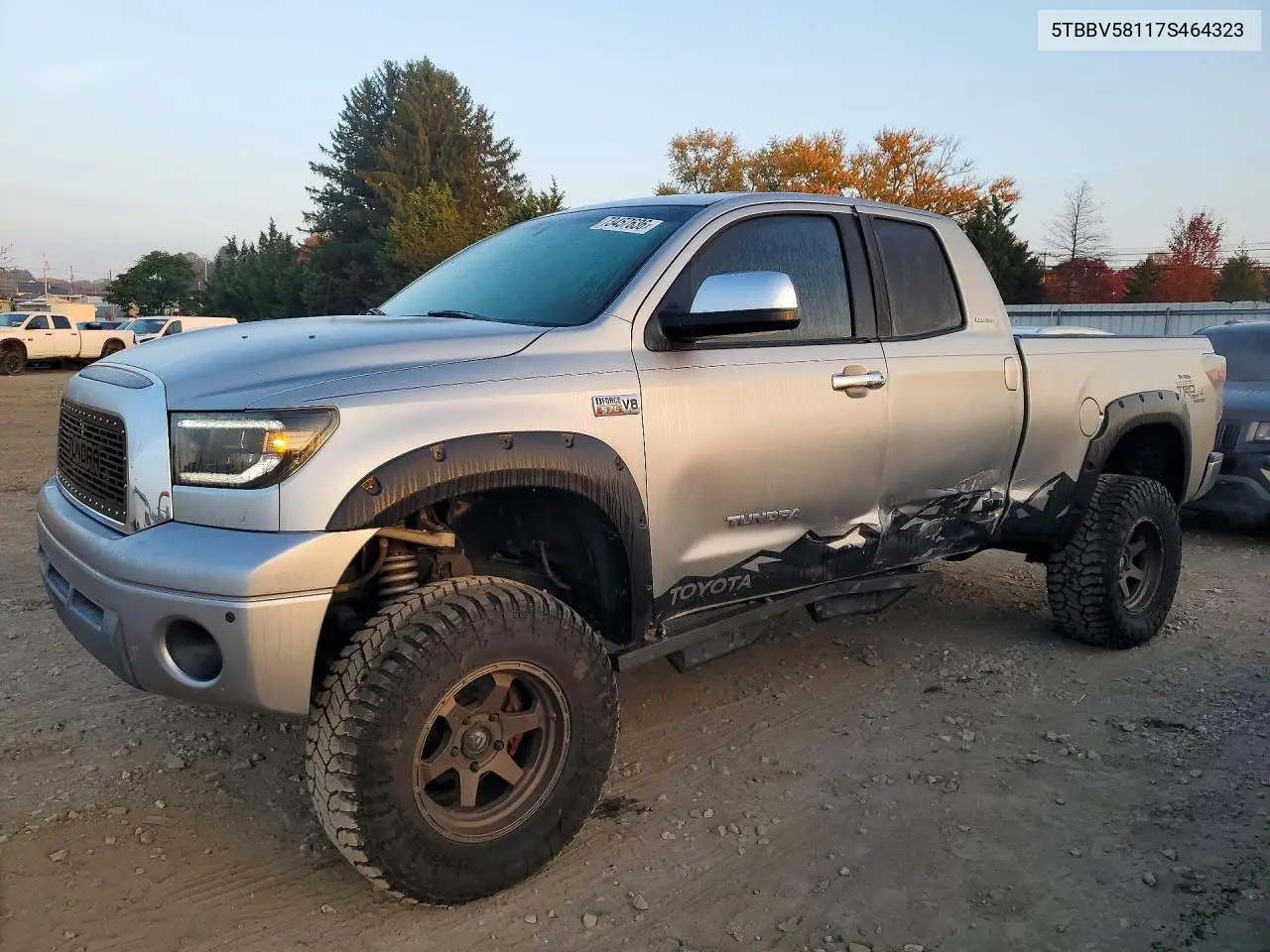 TOYOTA TUNDRA 2007, VIN 5TBBV58117S464323
