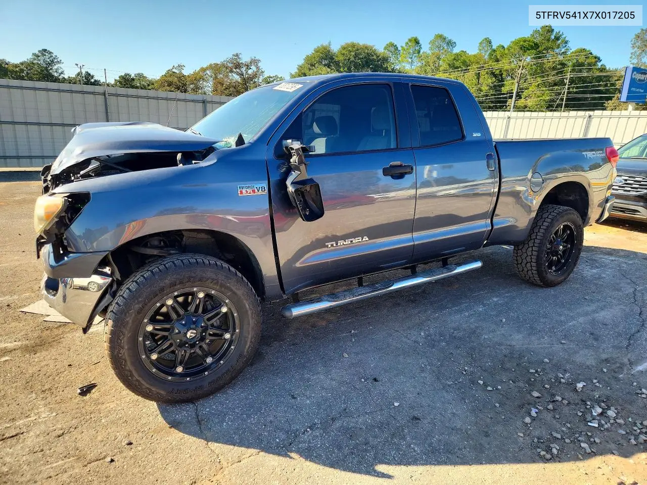 TOYOTA TUNDRA 2007, VIN 5TFRV541X7X017205