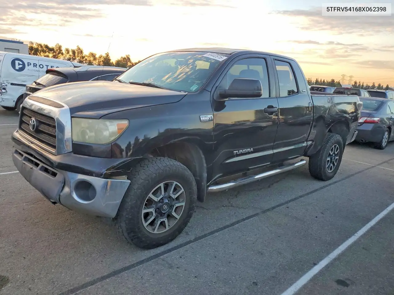 TOYOTA TUNDRA 2008, VIN 5TFRV54168X062398