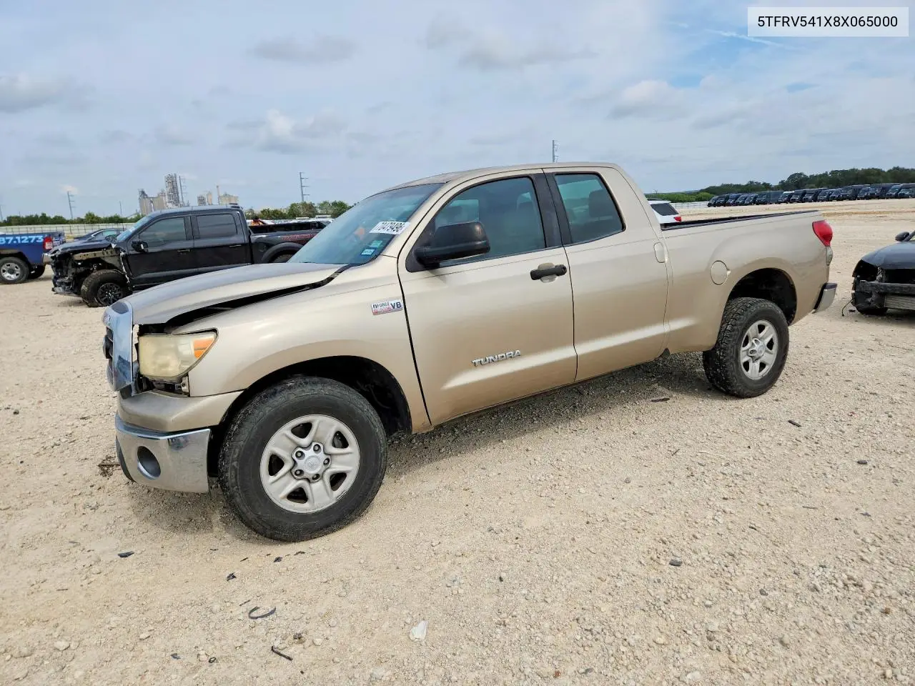 TOYOTA TUNDRA 2008, VIN 5TFRV541X8X065000