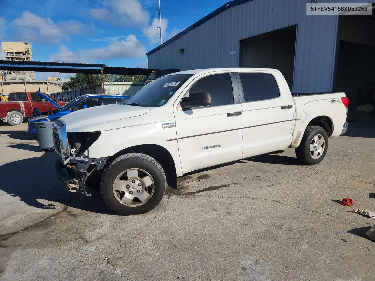TOYOTA TUNDRA 2008, VIN 5TFEV54158X053268