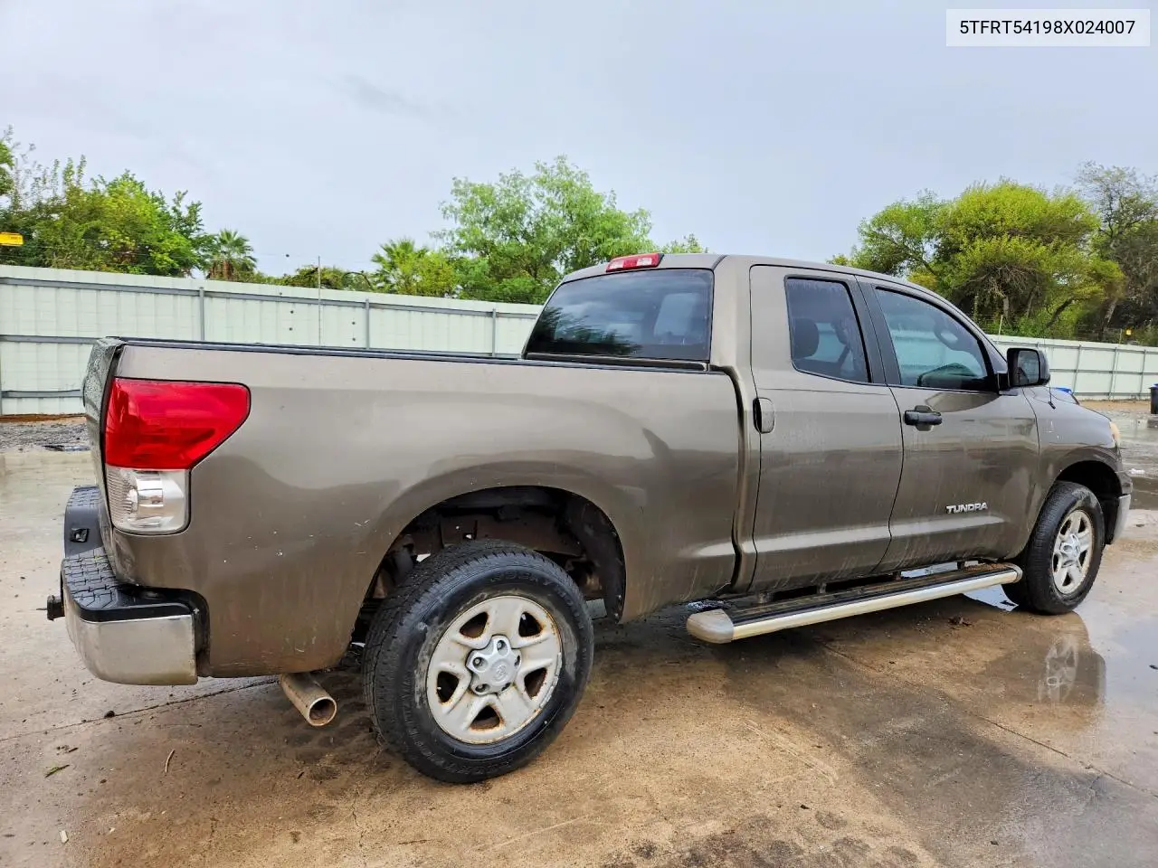 2008 TOYOTA TUNDRA VIN 5TFRT54198X024007 — фото 3