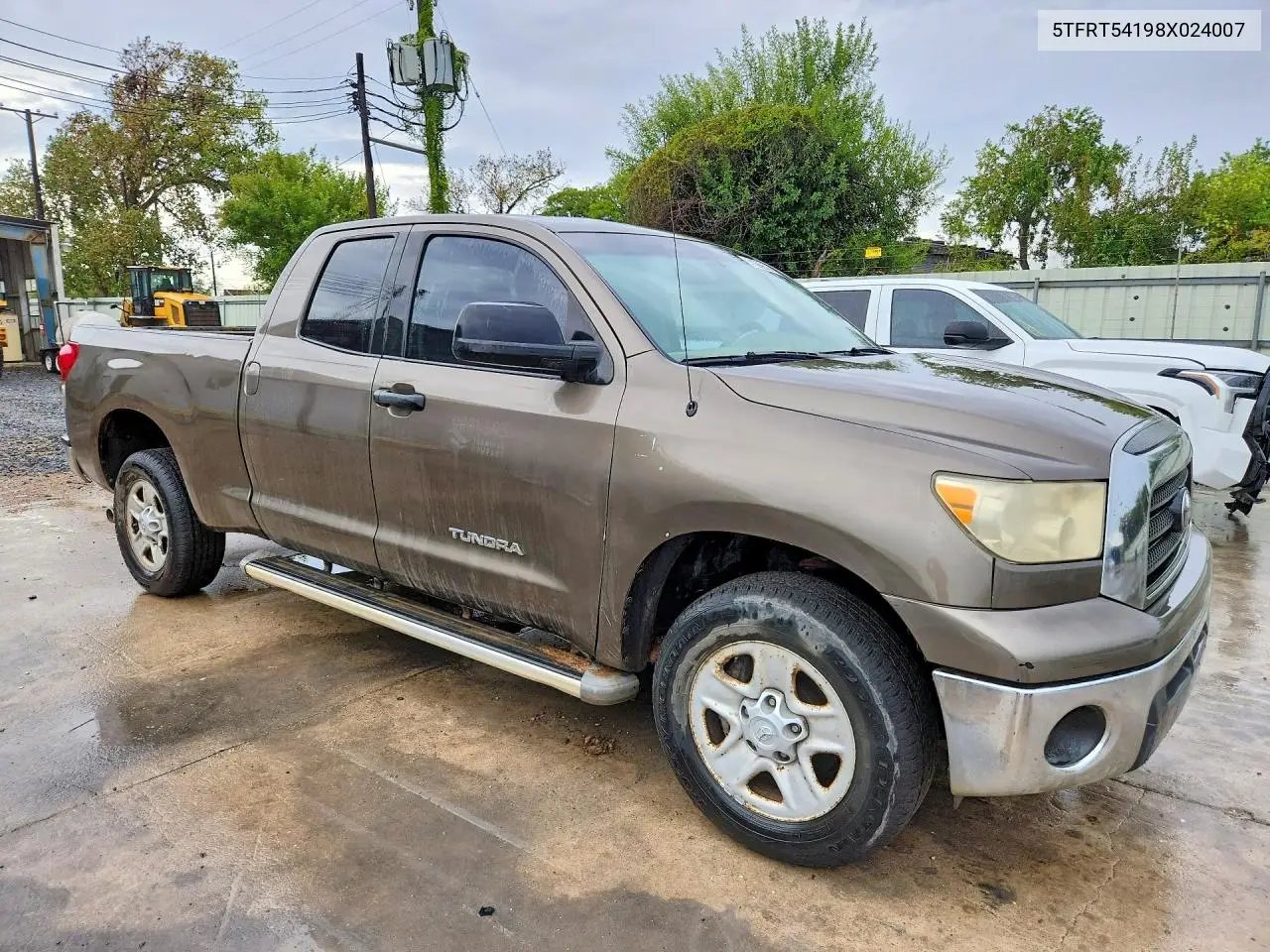 2008 TOYOTA TUNDRA VIN 5TFRT54198X024007 — фото 4