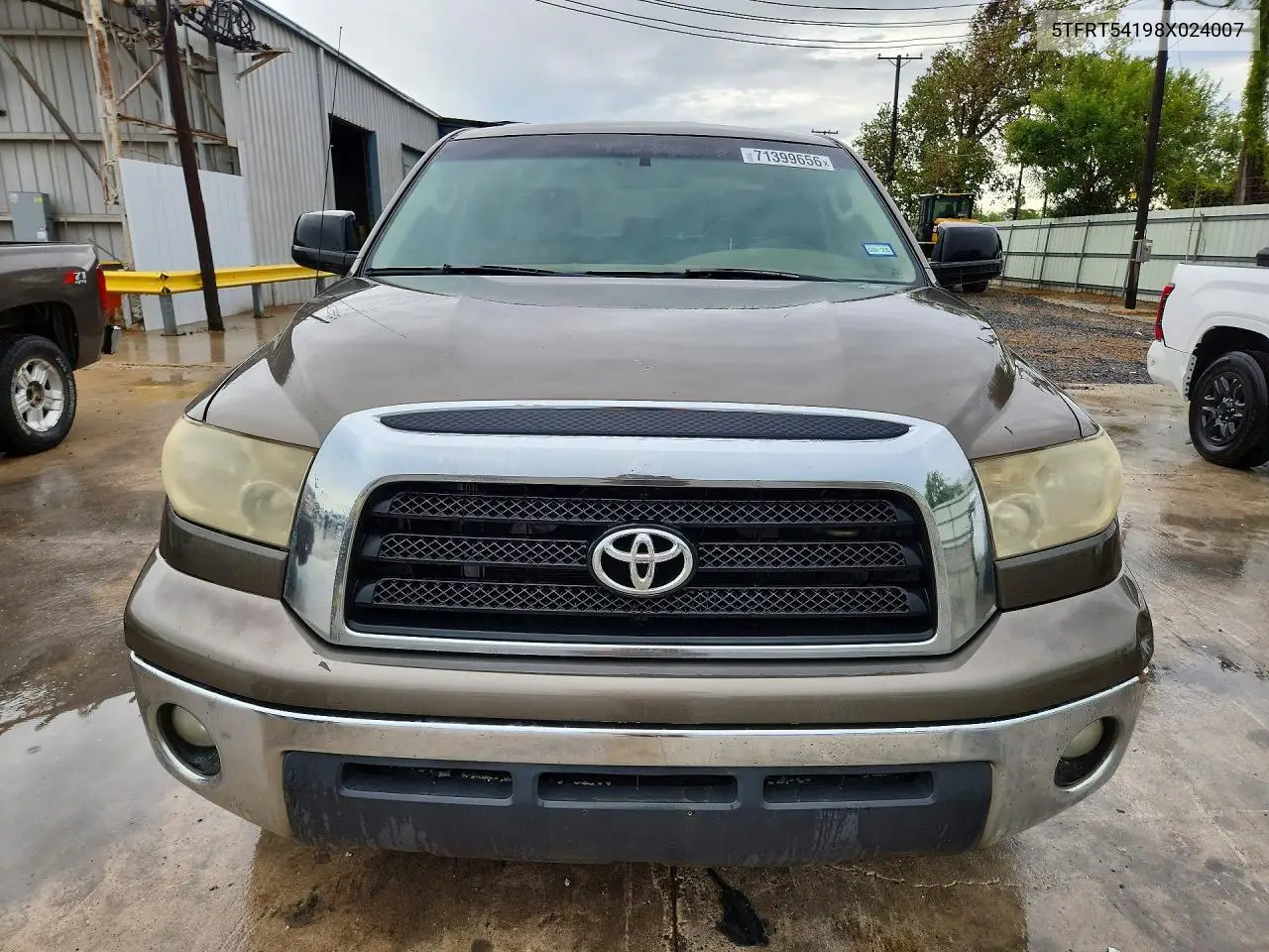 2008 TOYOTA TUNDRA VIN 5TFRT54198X024007 — фото 5