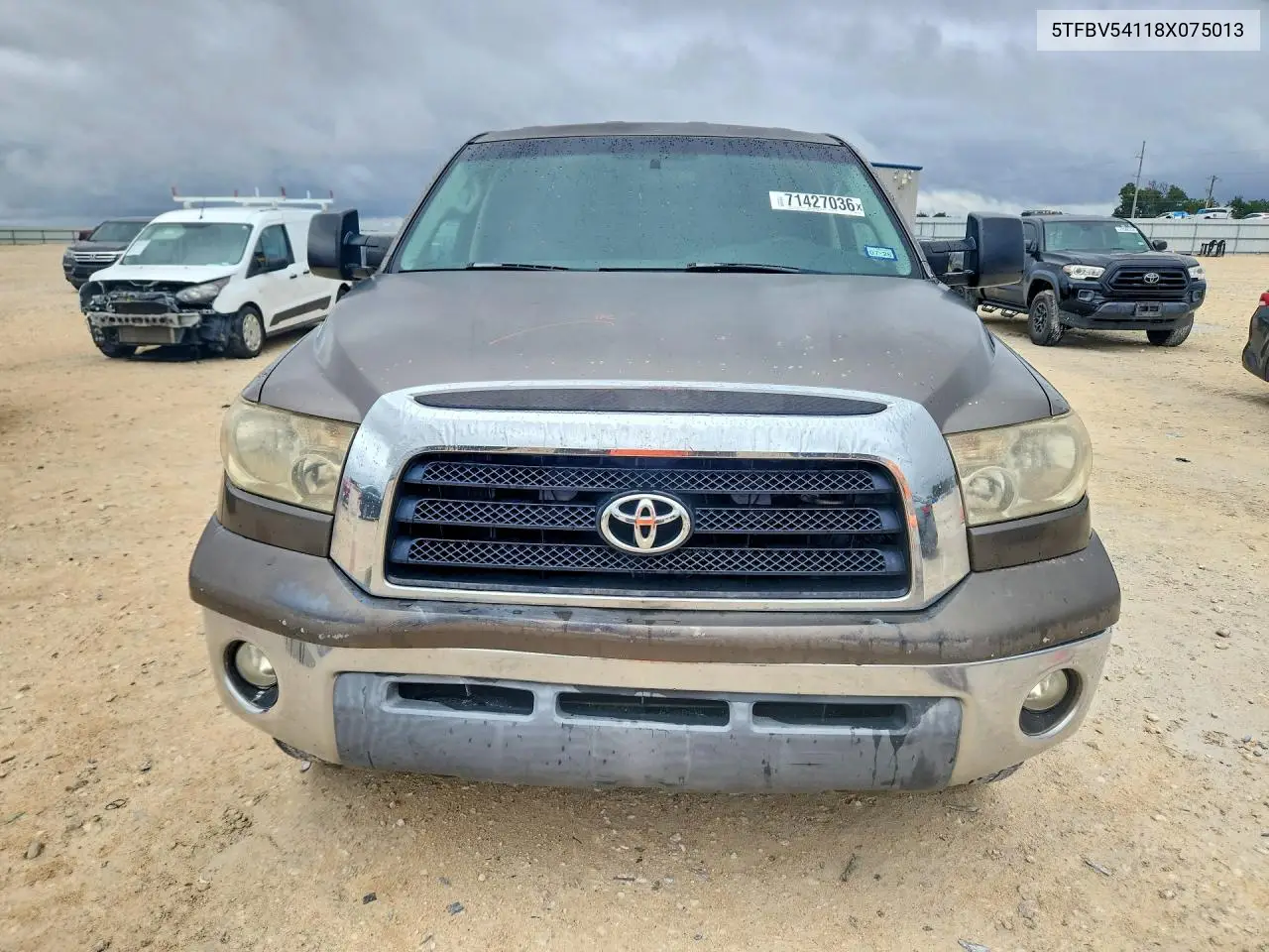 2008 TOYOTA TUNDRA VIN 5TFBV54118X075013 — фото 5