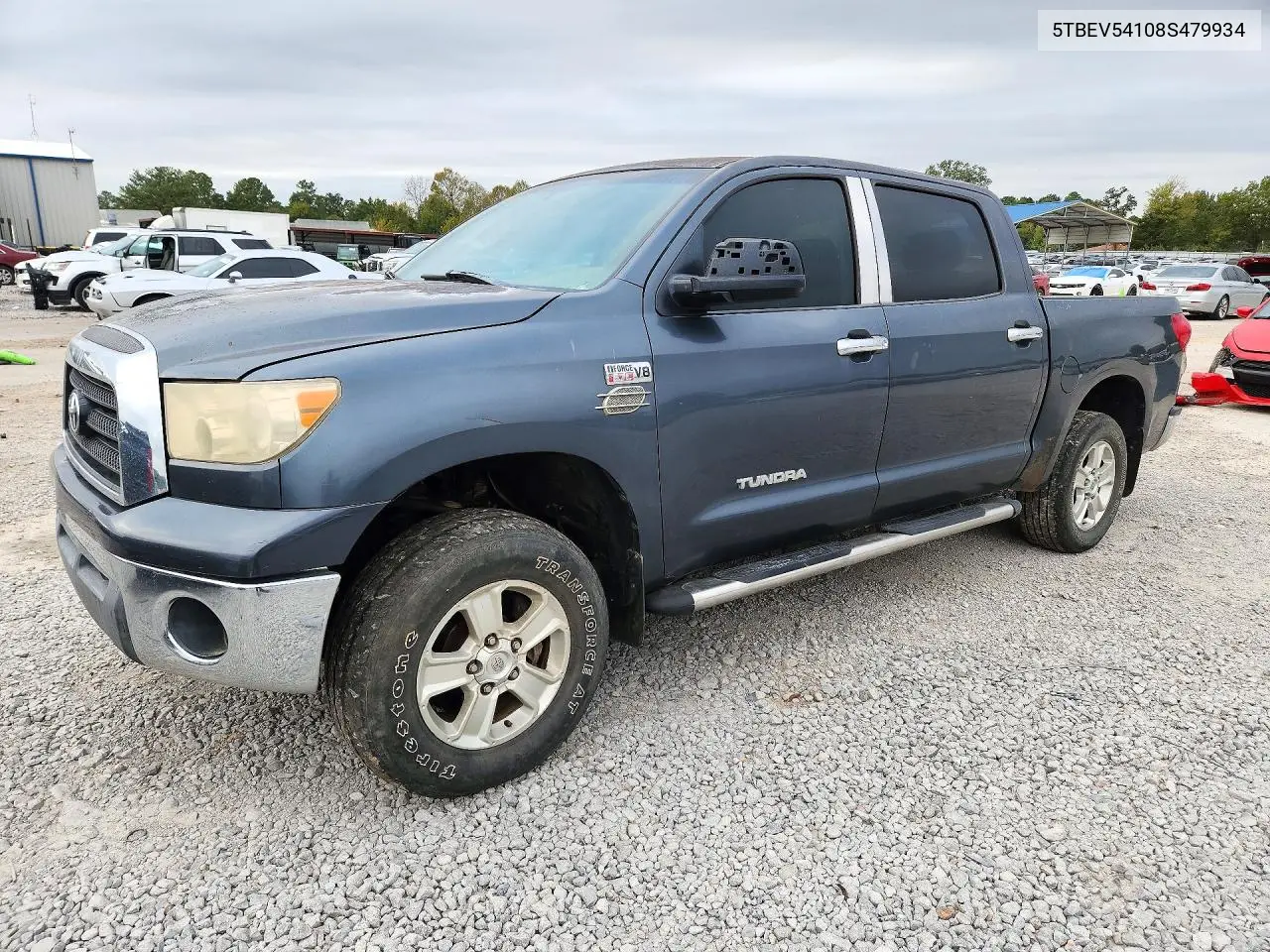 TOYOTA TUNDRA 2008, VIN 5TBEV54108S479934