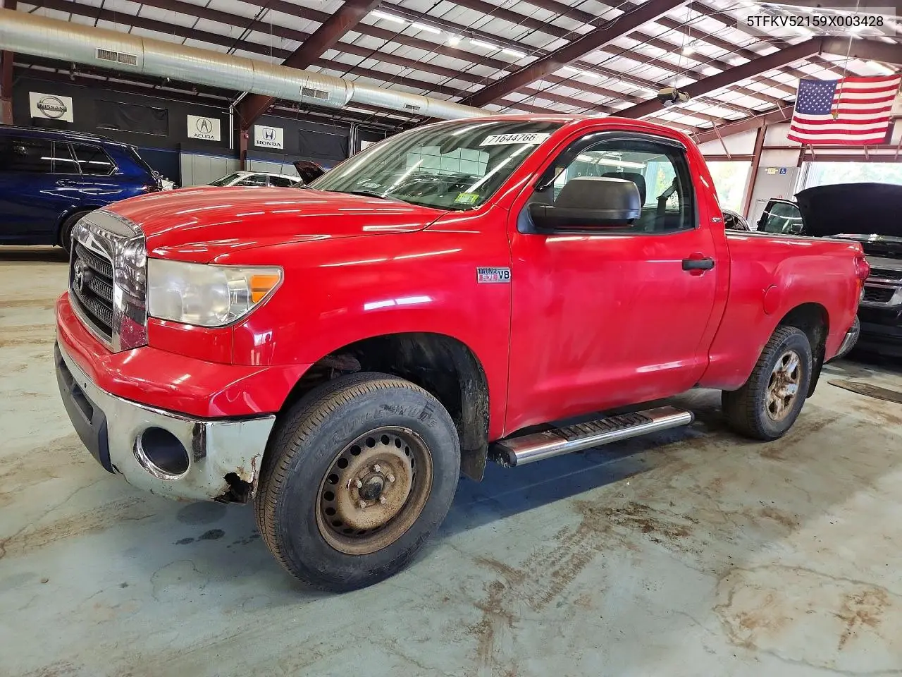 TOYOTA TUNDRA 2009, VIN 5TFKV52159X003428