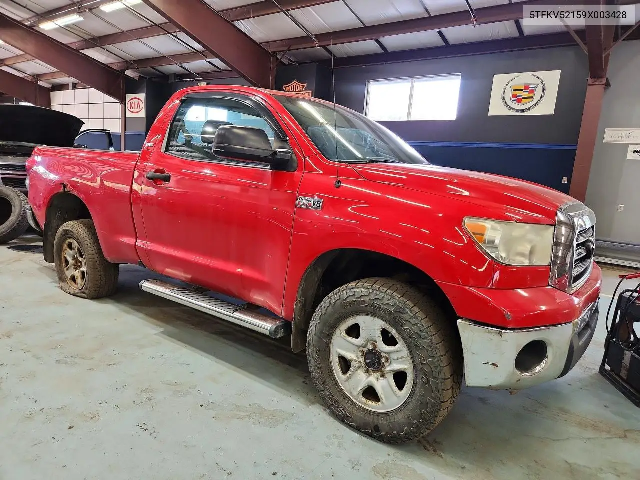 2009 TOYOTA TUNDRA VIN 5TFKV52159X003428 — фото 4