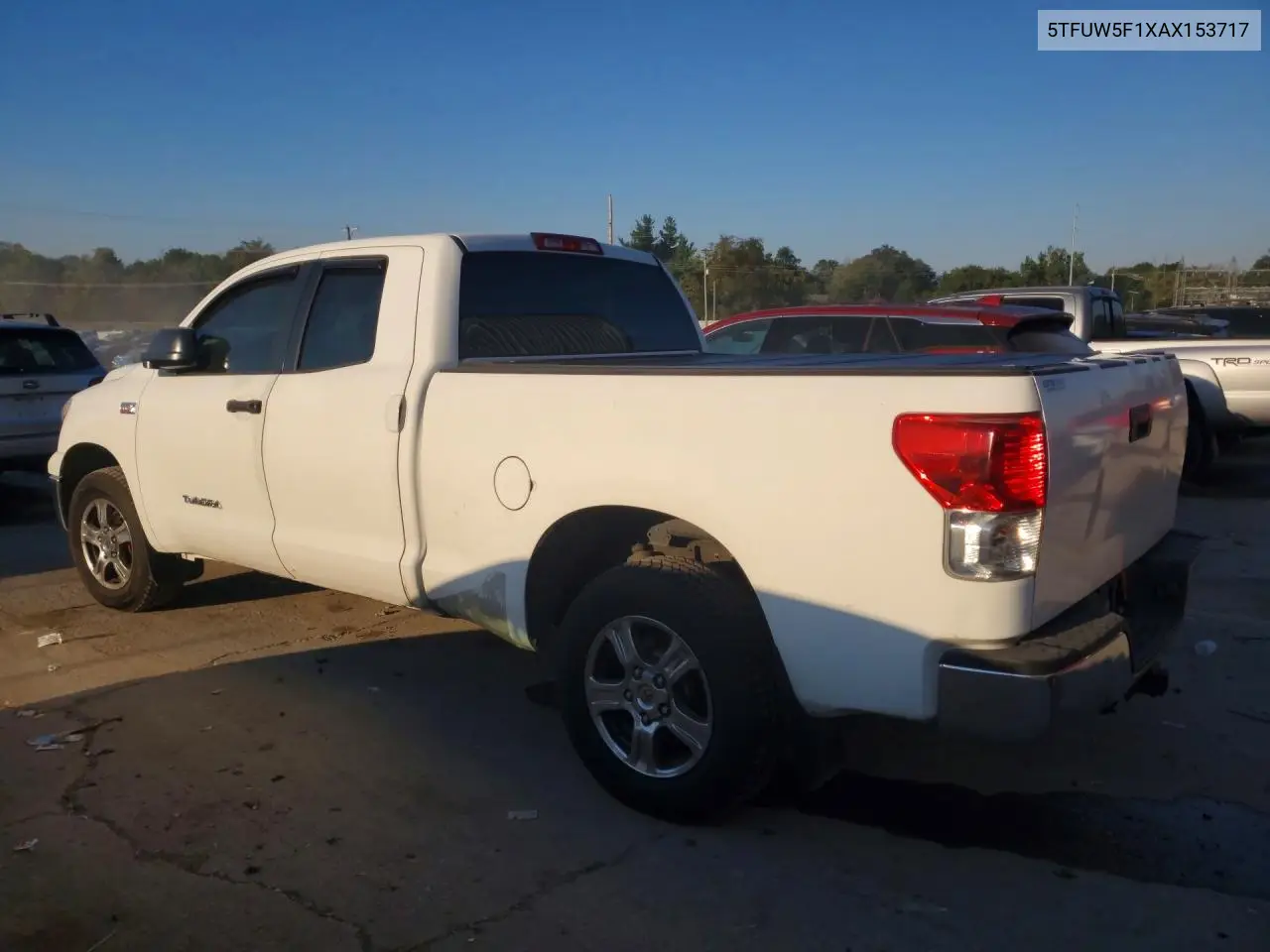 2010 TOYOTA TUNDRA VIN 5TFUW5F1XAX153717 — фото 2