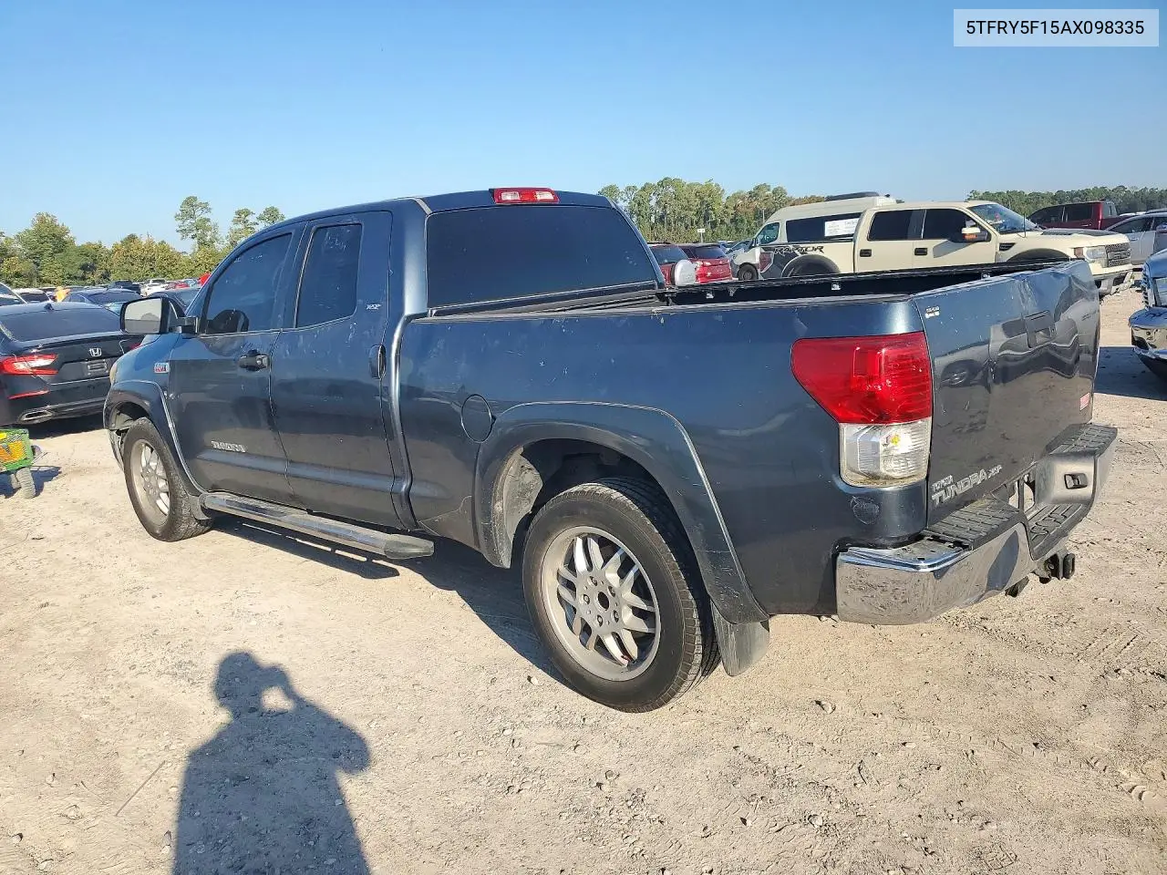 2010 TOYOTA TUNDRA VIN 5TFRY5F15AX098335 — фото 2