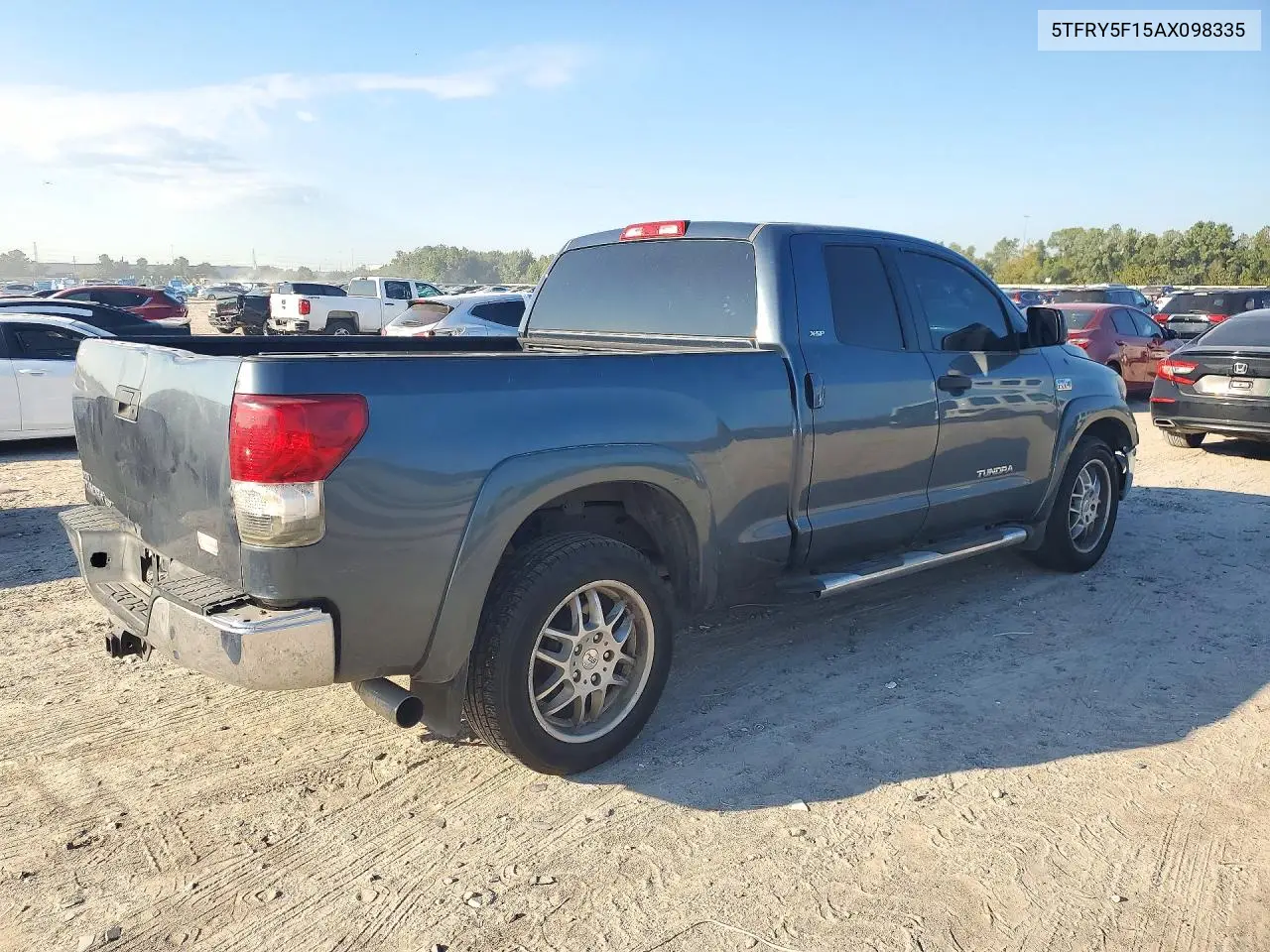 2010 TOYOTA TUNDRA VIN 5TFRY5F15AX098335 — фото 3