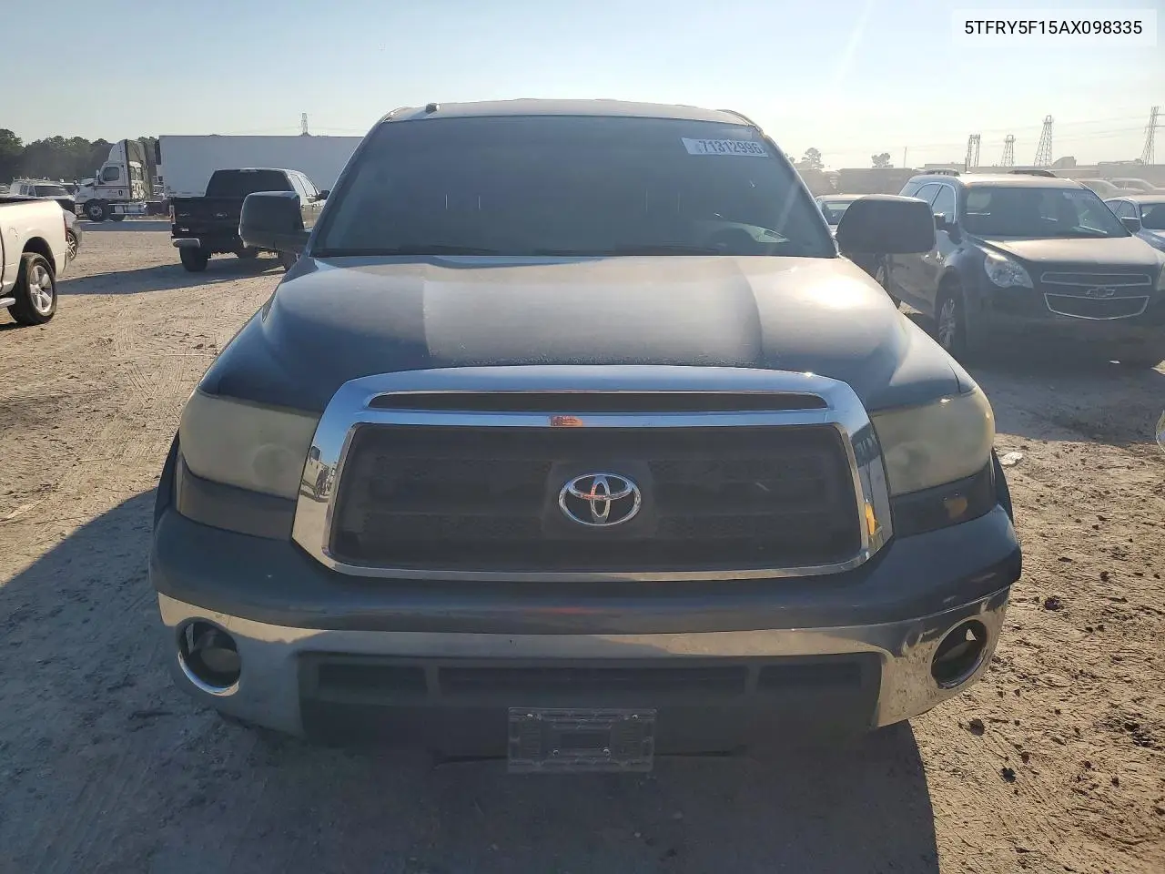 2010 TOYOTA TUNDRA VIN 5TFRY5F15AX098335 — фото 5