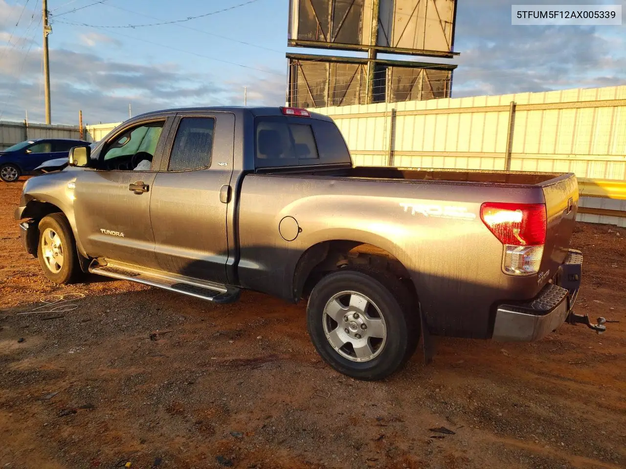 2010 TOYOTA TUNDRA VIN 5TFUM5F12AX005339 — фото 2