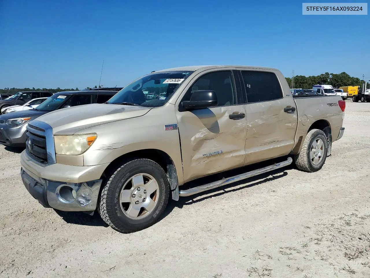 TOYOTA TUNDRA 2010, VIN 5TFEY5F16AX093224