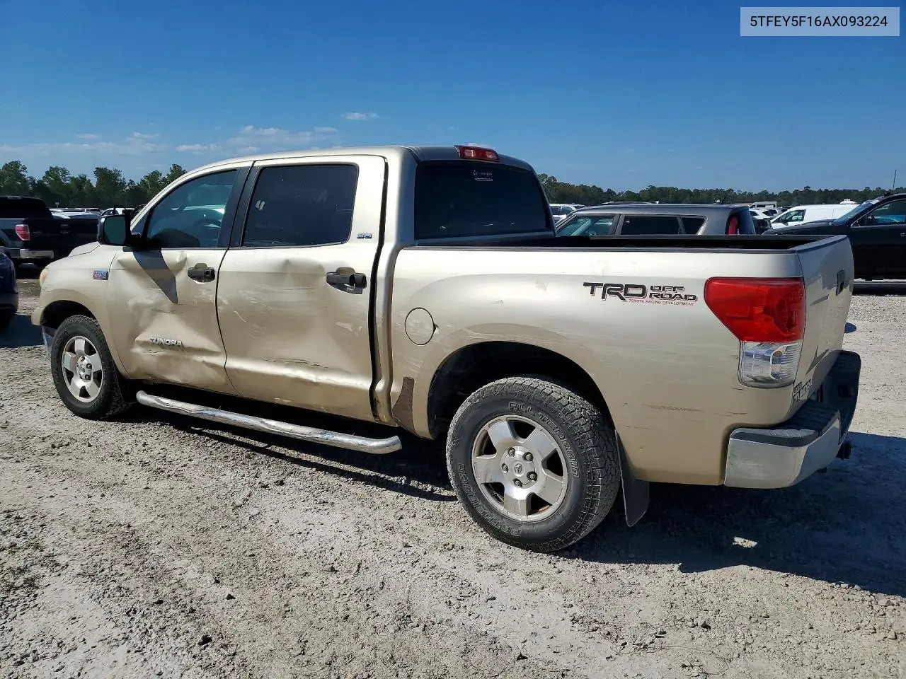 2010 TOYOTA TUNDRA VIN 5TFEY5F16AX093224 — фото 2