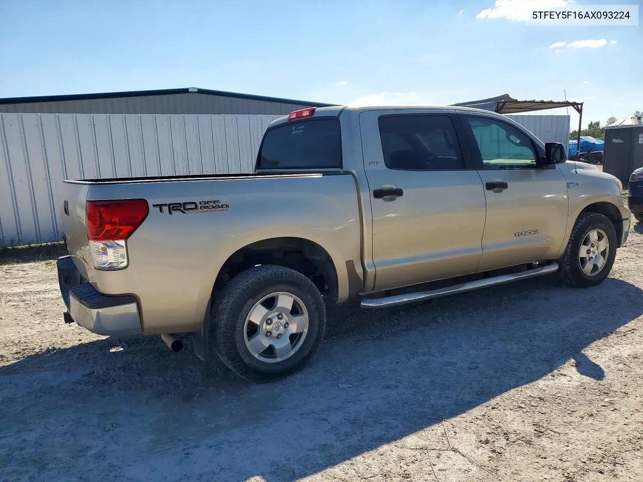 2010 TOYOTA TUNDRA VIN 5TFEY5F16AX093224 — фото 3