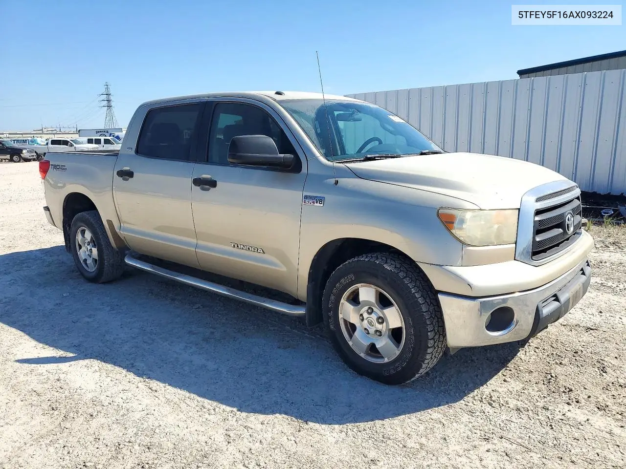 2010 TOYOTA TUNDRA VIN 5TFEY5F16AX093224 — фото 4