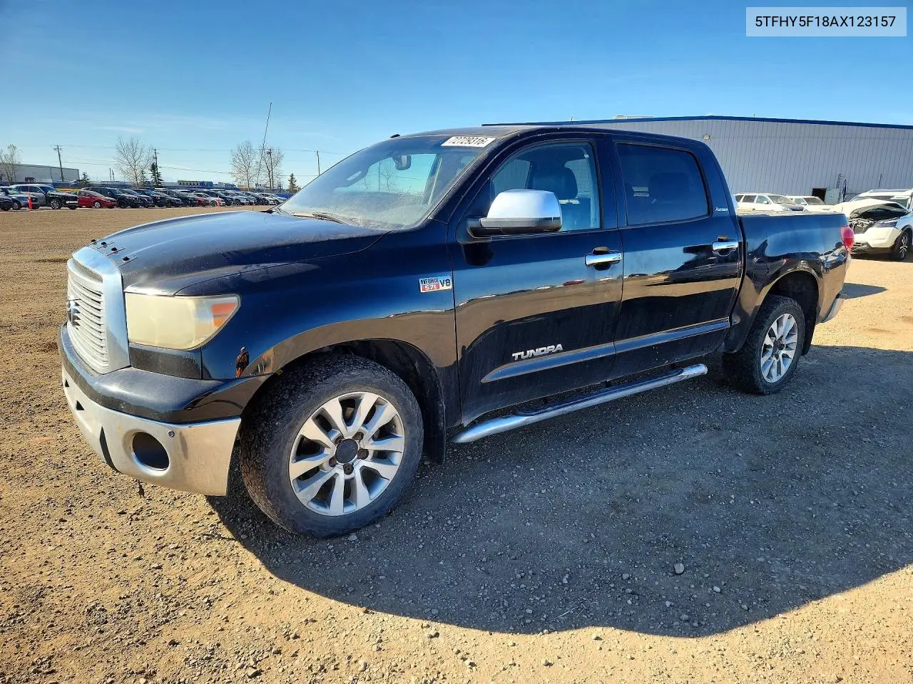 TOYOTA TUNDRA 2010, VIN 5TFHY5F18AX123157