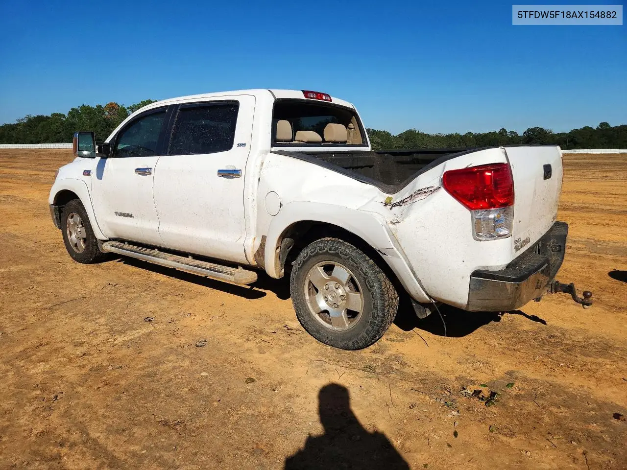 2010 TOYOTA TUNDRA VIN 5TFDW5F18AX154882 — фото 2