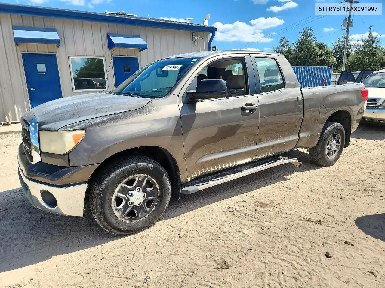 TOYOTA TUNDRA 2010, VIN 5TFRY5F15AX091997