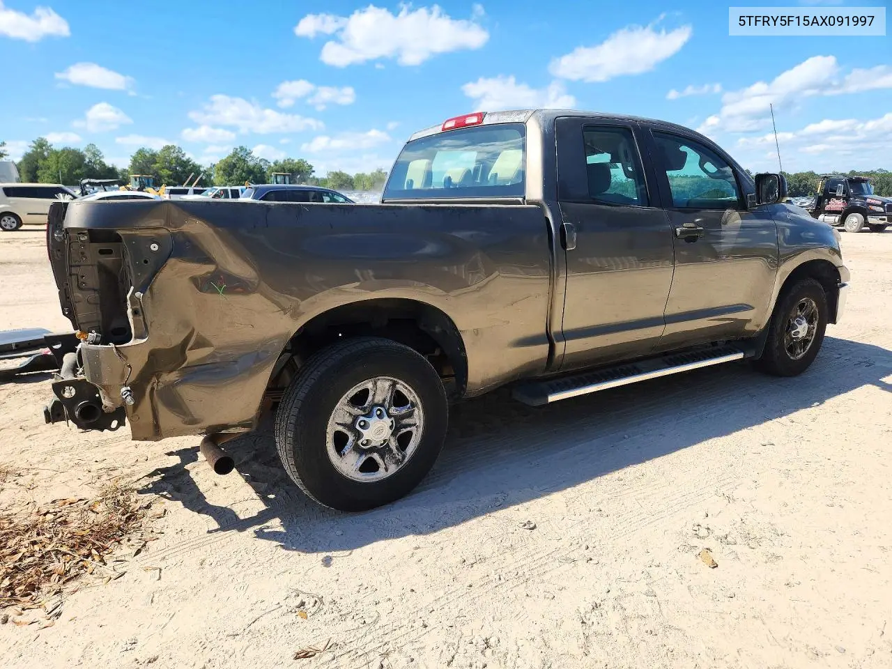 2010 TOYOTA TUNDRA VIN 5TFRY5F15AX091997 — фото 3