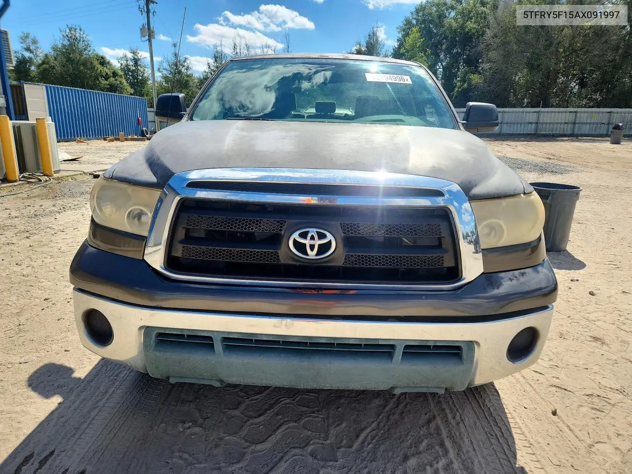 2010 TOYOTA TUNDRA VIN 5TFRY5F15AX091997 — фото 5