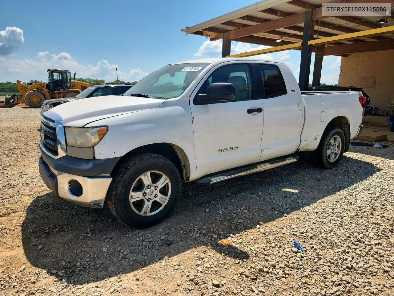 TOYOTA TUNDRA 2011, VIN 5TFRY5F15BX115586