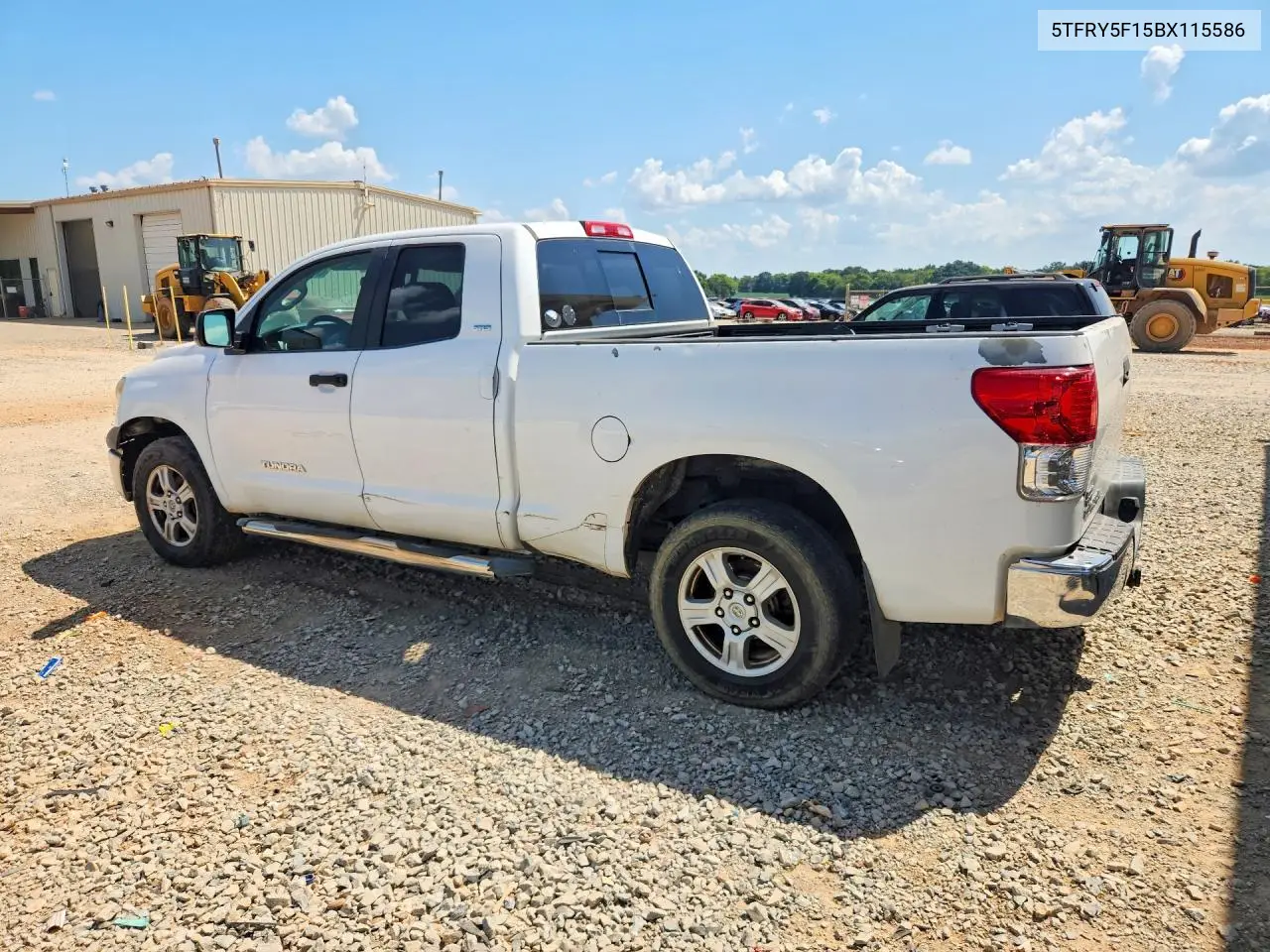 2011 TOYOTA TUNDRA VIN 5TFRY5F15BX115586 — фото 2