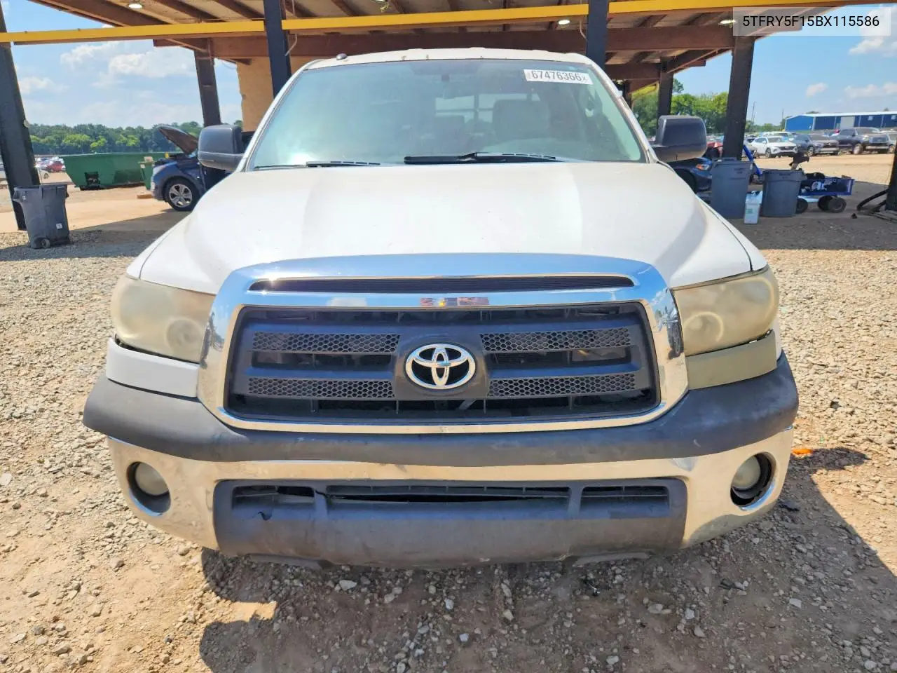 2011 TOYOTA TUNDRA VIN 5TFRY5F15BX115586 — фото 5