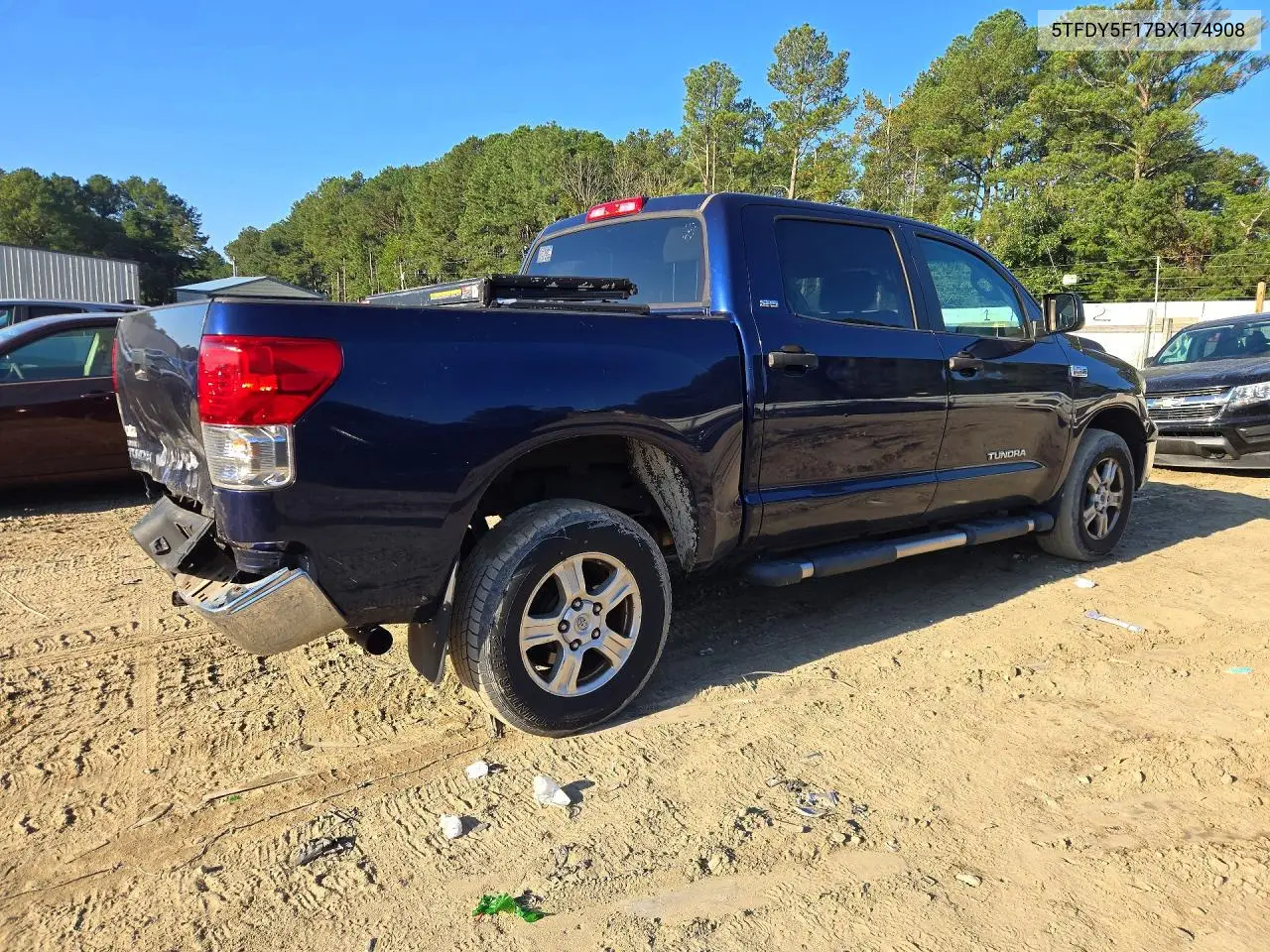 2011 TOYOTA TUNDRA VIN 5TFDY5F17BX174908 — фото 3