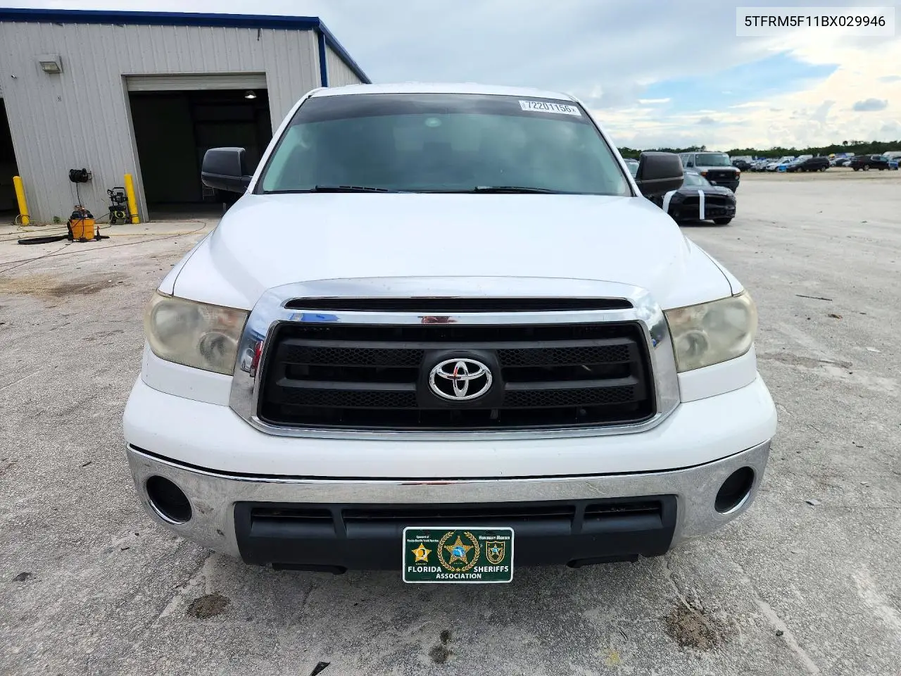 2011 TOYOTA TUNDRA VIN 5TFRM5F11BX029946 — фото 5