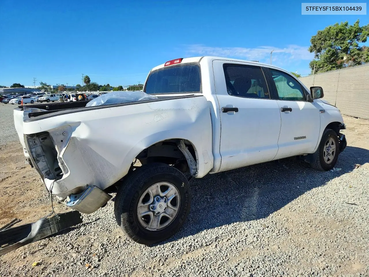 2011 TOYOTA TUNDRA VIN 5TFEY5F15BX104439 — фото 3