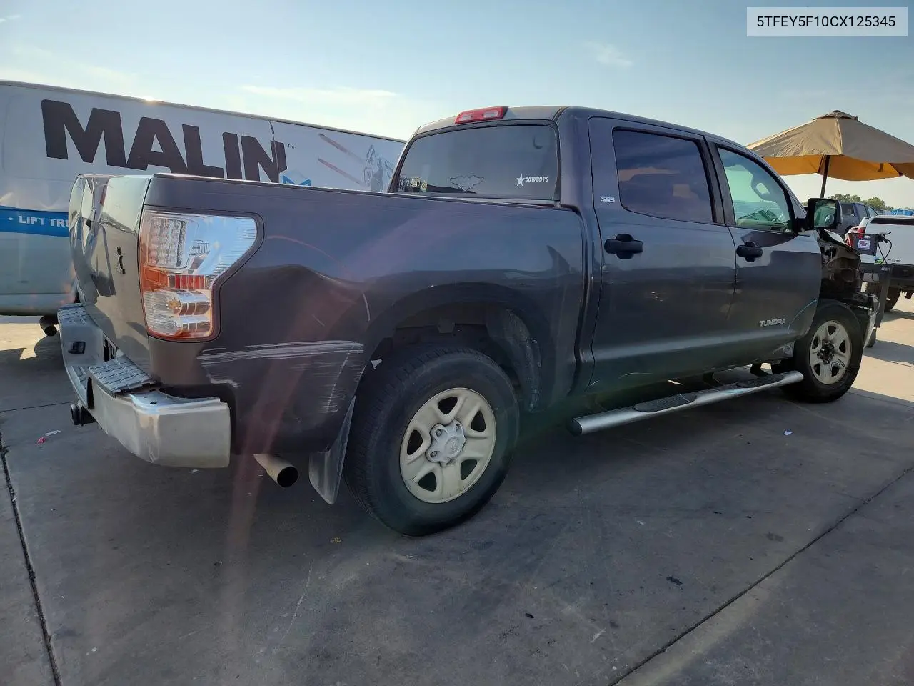 2012 TOYOTA TUNDRA VIN 5TFEY5F10CX125345 — фото 3