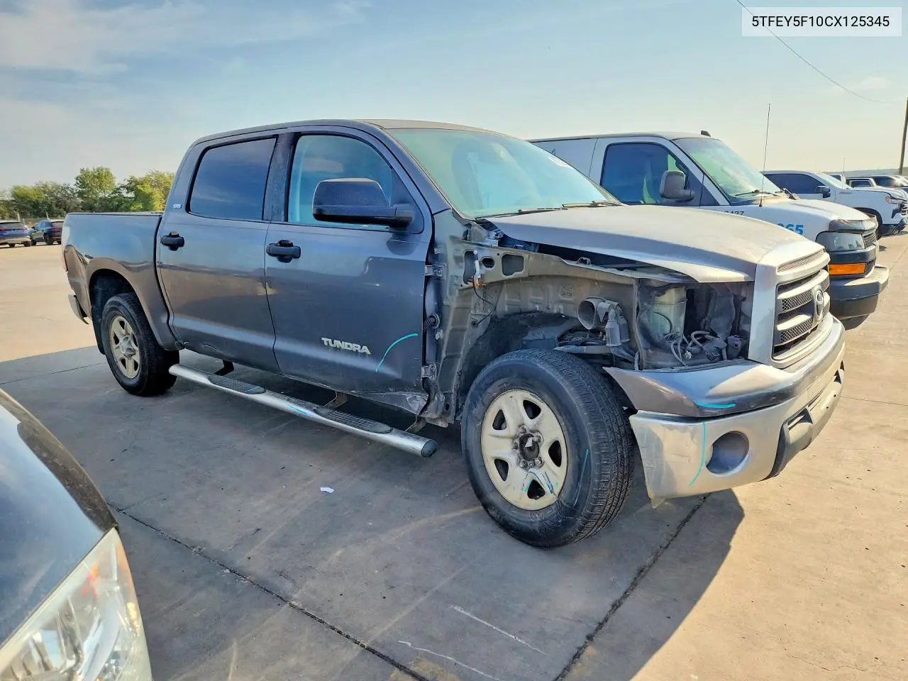 2012 TOYOTA TUNDRA VIN 5TFEY5F10CX125345 — фото 4