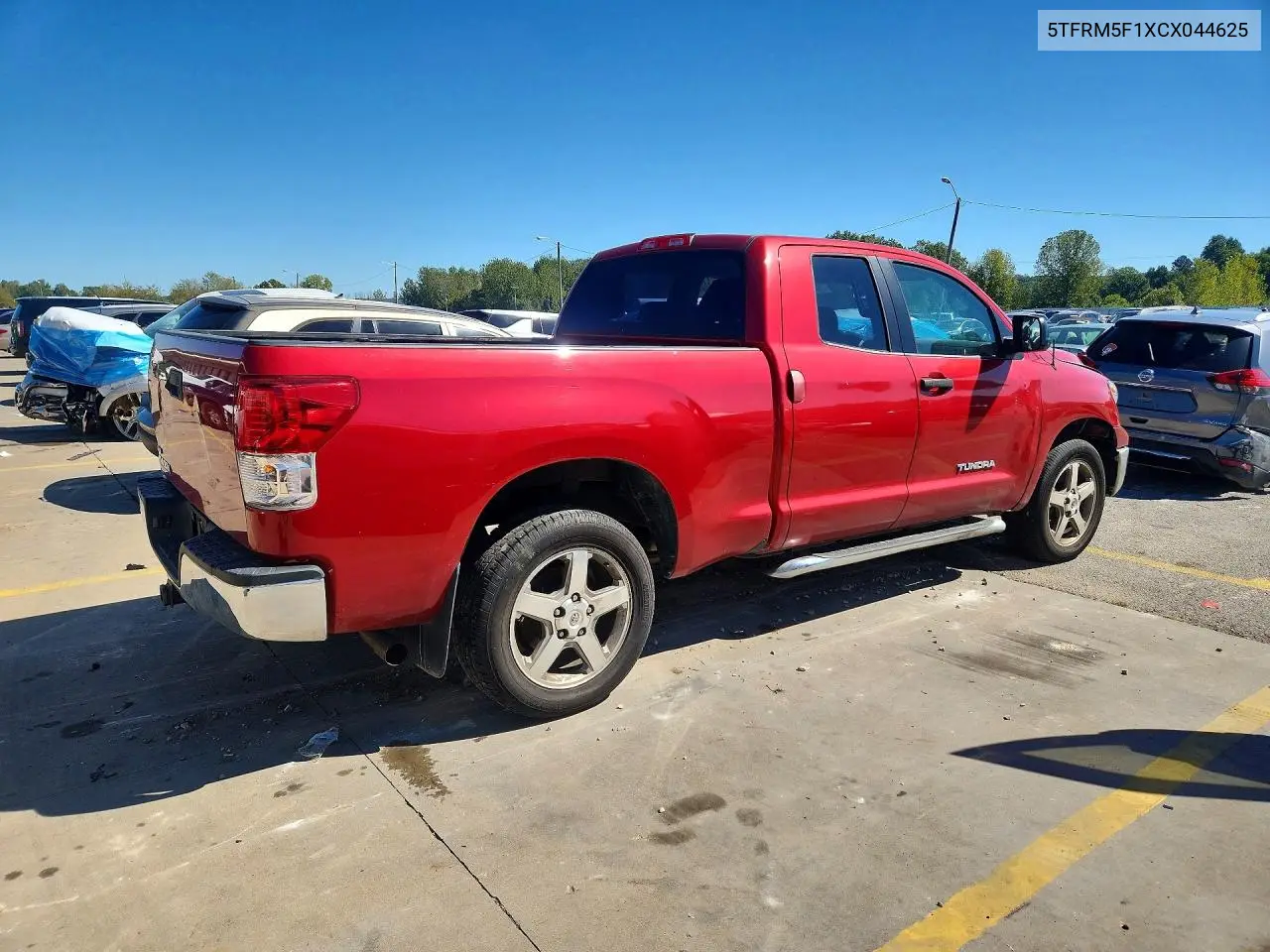 2012 TOYOTA TUNDRA VIN 5TFRM5F1XCX044625 — фото 3