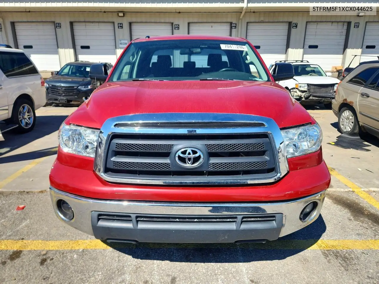 2012 TOYOTA TUNDRA VIN 5TFRM5F1XCX044625 — фото 5