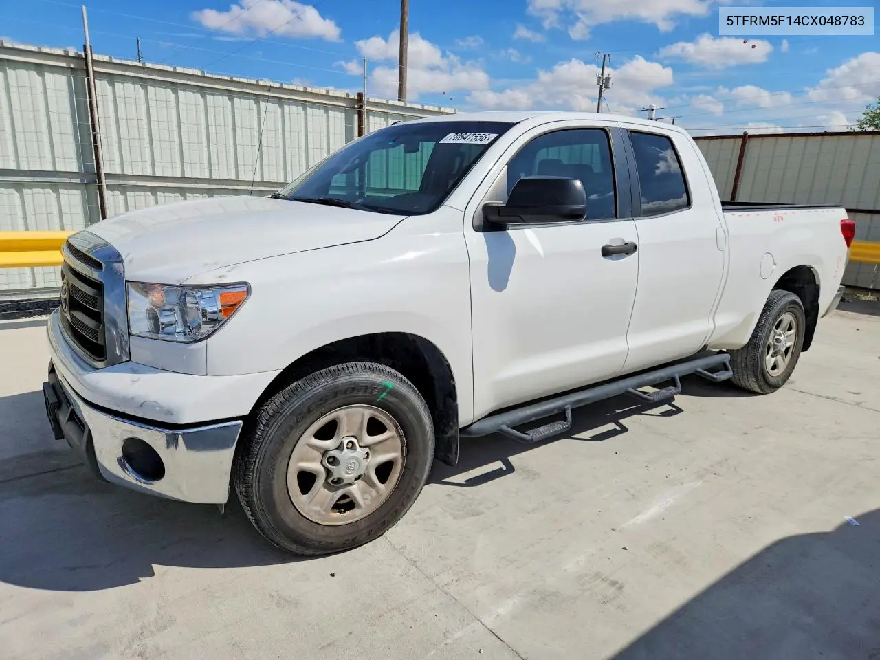 TOYOTA TUNDRA 2012, VIN 5TFRM5F14CX048783