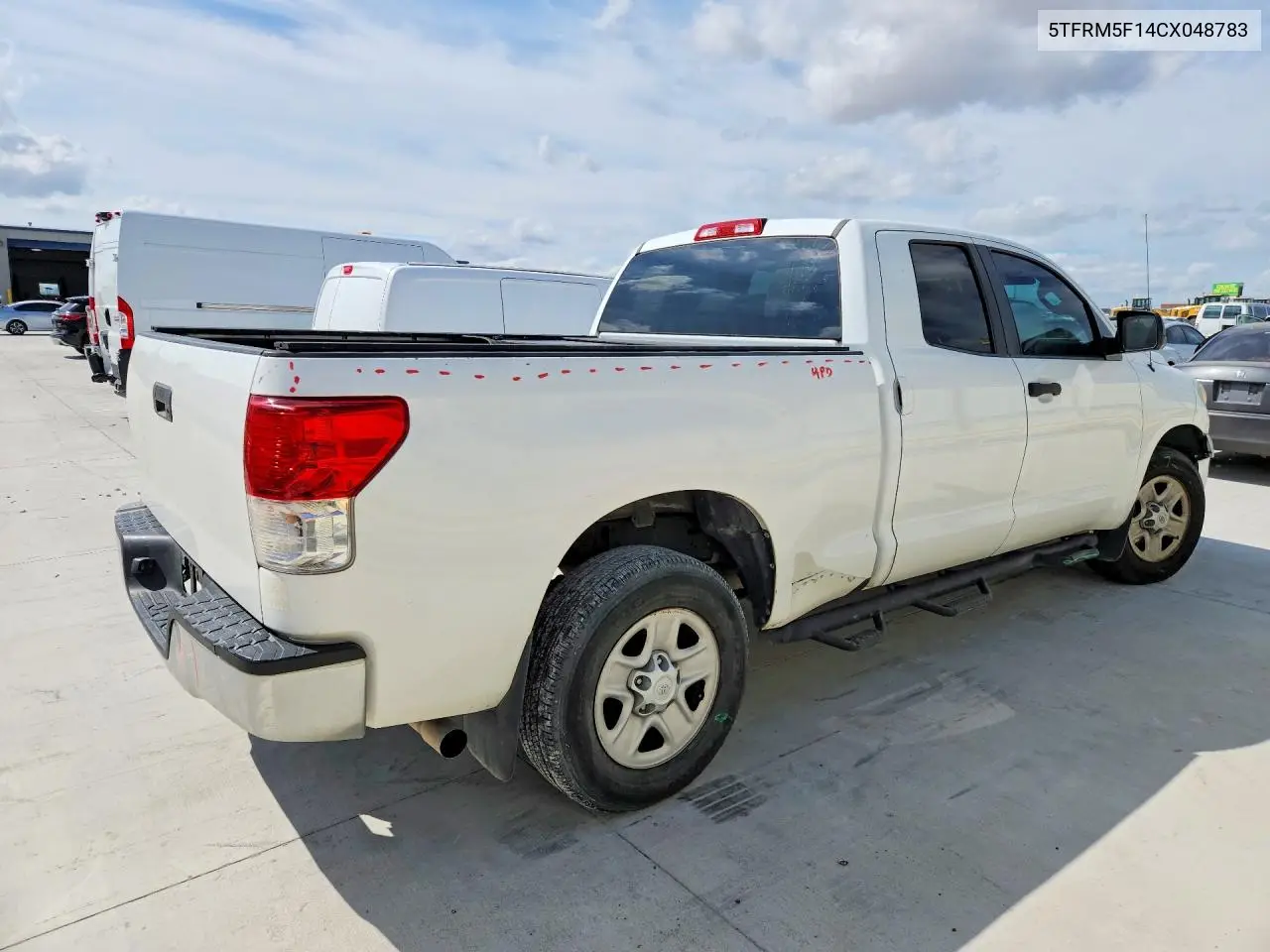 2012 TOYOTA TUNDRA VIN 5TFRM5F14CX048783 — фото 3