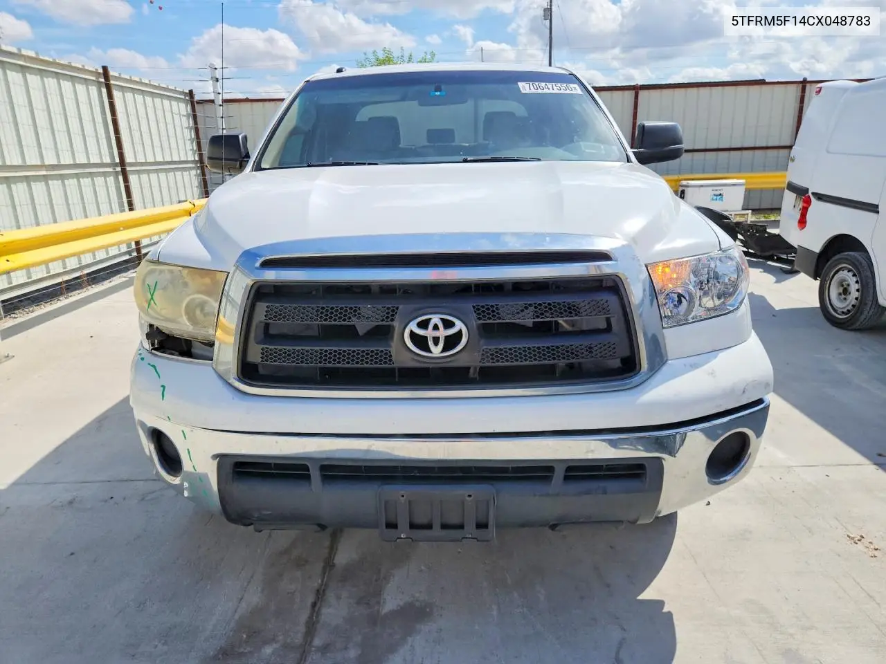 2012 TOYOTA TUNDRA VIN 5TFRM5F14CX048783 — фото 5