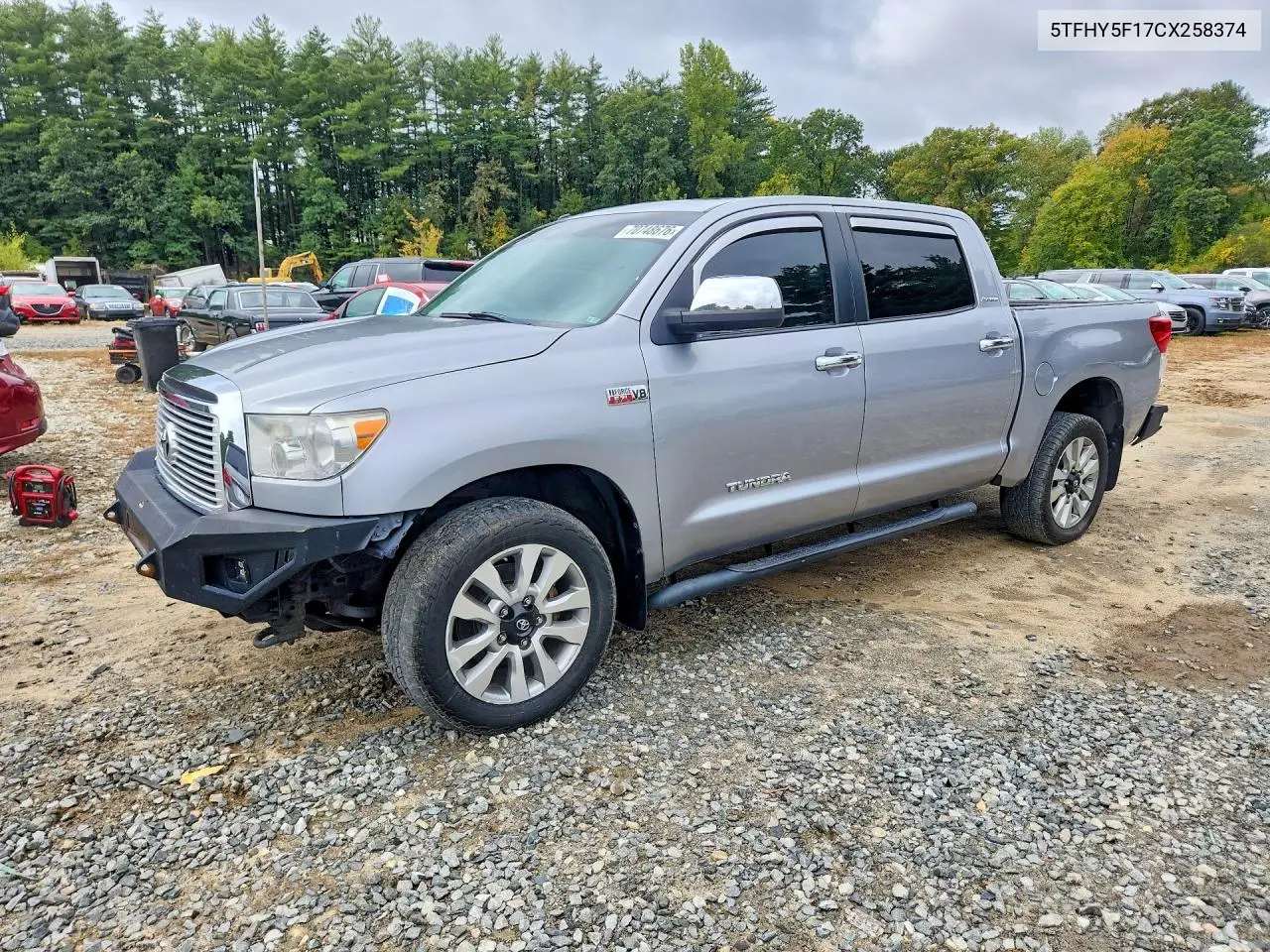 TOYOTA TUNDRA 2012, VIN 5TFHY5F17CX258374
