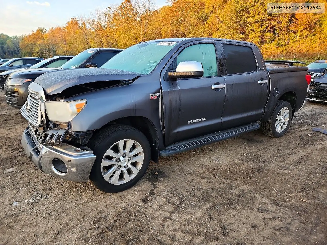 TOYOTA TUNDRA 2012, VIN 5TFHY5F11CX212684