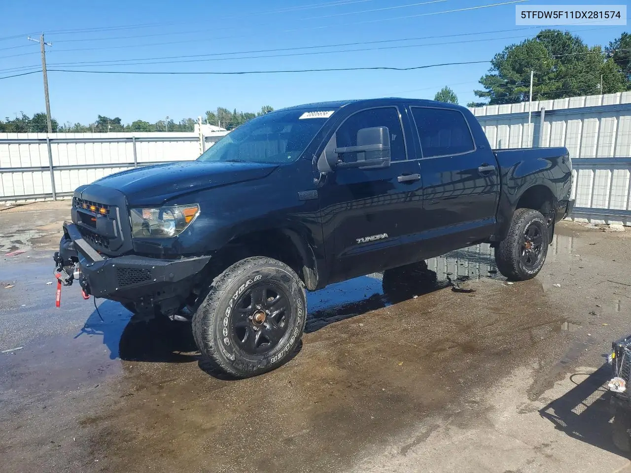 TOYOTA TUNDRA 2013, VIN 5TFDW5F11DX281574