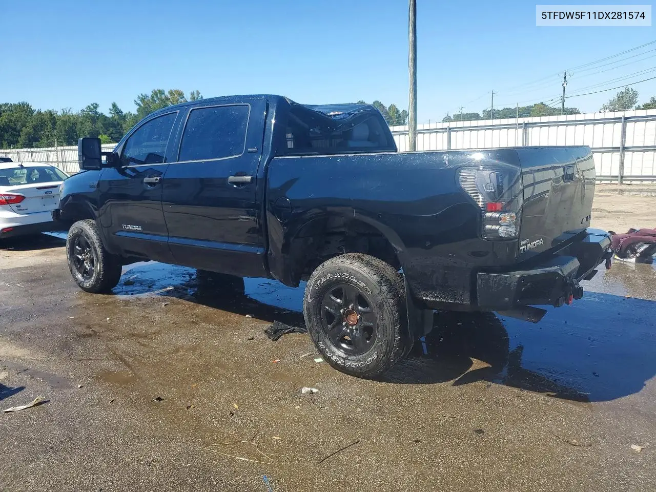 2013 TOYOTA TUNDRA VIN 5TFDW5F11DX281574 — фото 2