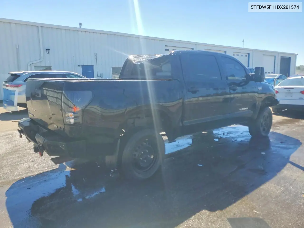 2013 TOYOTA TUNDRA VIN 5TFDW5F11DX281574 — фото 3