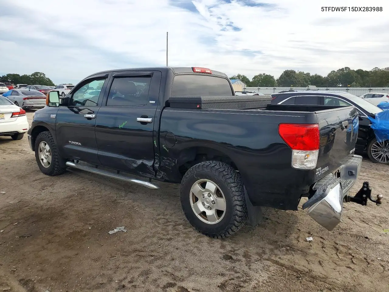 2013 TOYOTA TUNDRA VIN 5TFDW5F15DX283988 — фото 2